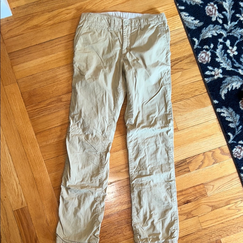 GAP Kids Flannel Lined Khakis Boys size 16 Regular